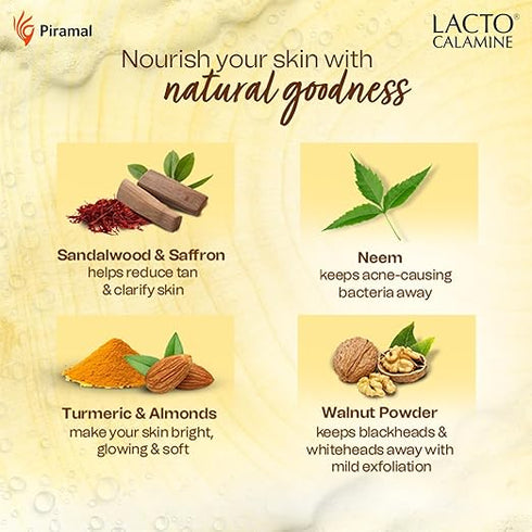 Lacto Calamine Ubtan Face Wash for Glowing Skin