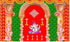 Backdrop Cloth Pooja Decoration Traditional