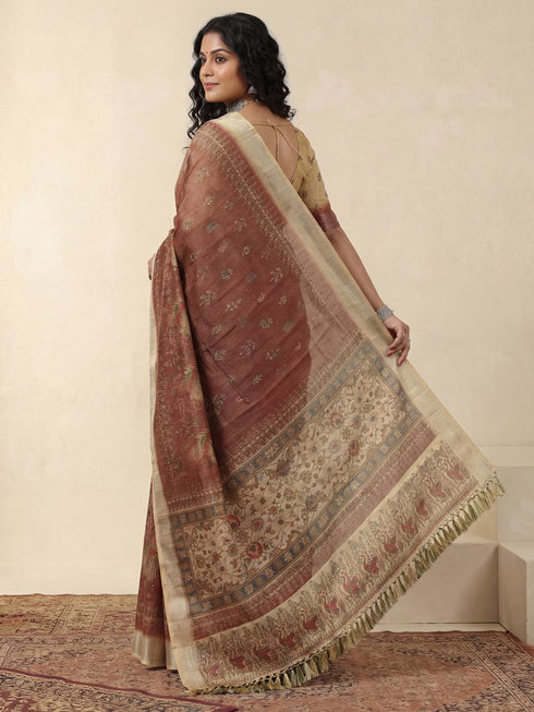 Vasthrlay Madhubani Unstitched Sai Ethnic Wear