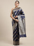 Vasthrlay Silver Banarasi Saree