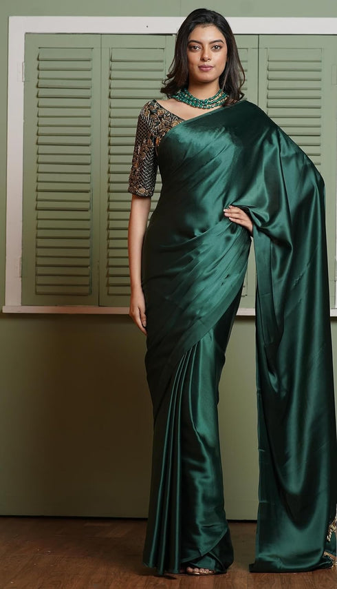 Vasthrlay Minute Pleated Unstiched Ethnic Wear