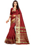 Vasthrlay Banarasi Red Ethnic Wear