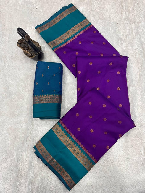 Vasthrlay Banarasi Soft Saree