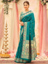 Vasthrlay Paithani Weaving Green Saree