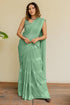 Vasthrlay Fashion Georgette Green Ethnic Wear