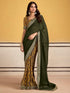 Vasthrlay Georgette Embroidered Unstitched Designer Ethnic Wear