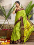 Vasthrlay Special Weaving Unstitched Light Green Saree