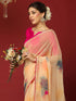 Vasthrlay Georgette Printed Unstitched Maroon Saree