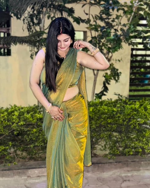 VasthrlayBoarder Unstitched Chhaavay Mustard Free Ethnic Wear