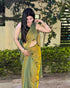 VasthrlayBoarder Unstitched Chhaavay Mustard Free Ethnic Wear
