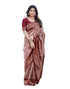 Vasthrlay Banarasi Kanjivaram Az Ys Kishori Maroon Ethnic Wear
