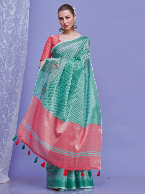 Vasthrlay Printed Unstitched Hs Ethnic Wear