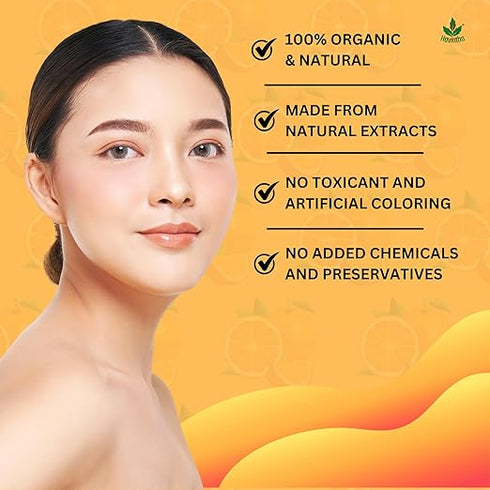 Havintha - Natural Orange Peel Powder Jar - for Glowing Skin