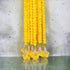 Artificial Marigold Flower Garland For Door Decoration Toran With Bells