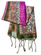 Vasthrlay Tussar Ghicha Traditional Kalamkari Madhubani
