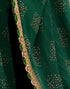 Vasthrlay Georgette Embroidery Unstitched Red Saree