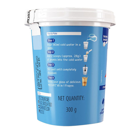 Nescafe All in 1 Frappe Cold Coffee Premix 300g Jar