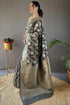 Vasthrlay Banarasi Unstitched Saree