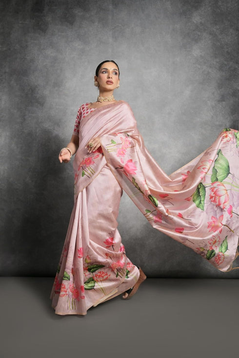 Vasthrlay Tussar Silk Saree