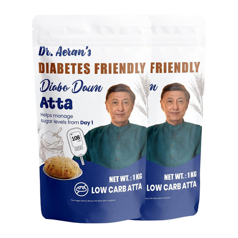 Dr. Aeran’s Diabo Dawn Atta | Low Carb High Fibre Atta