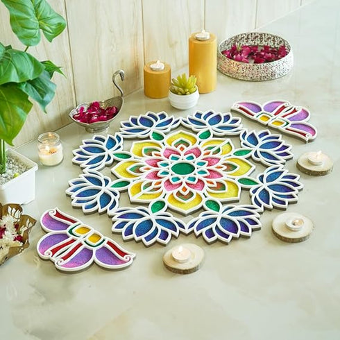 Island Rangoli Nity Design | Crochet Series | Rangoli Mat