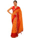 Vasthrlay Georgette Embroidery Unstitched Yellow Saree