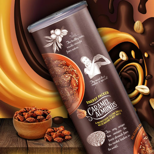 Masrico Premium Caramel Flavoured Almonds