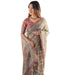 Vasthrlay Handloom Beige Blue Traditional Saree