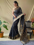 Vasthrlay Kanjivaram Banarasi Jacquard Unstitched Saree