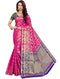 Vasthrlay Banarasi Pink Blue Ethnic Wear