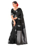 Vasthrlay Kanjivaram Jacquard Unstitched Mustard Saree