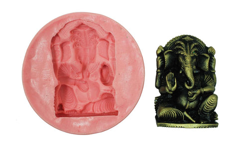 Claysphere Gajakarna Ganesha Silicone Mould (Small)