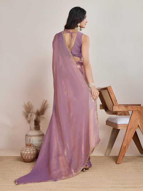 Vasthrlay Border Unstitched Saree