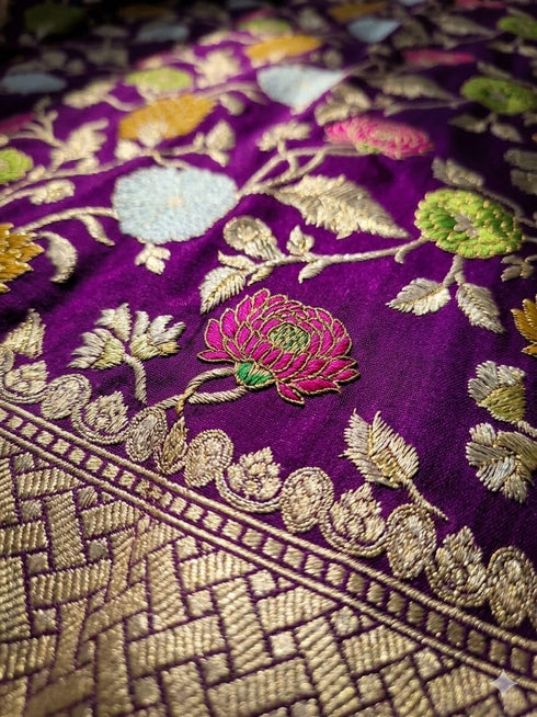 Vasthrlay Meenakari Banarasi Multicolour