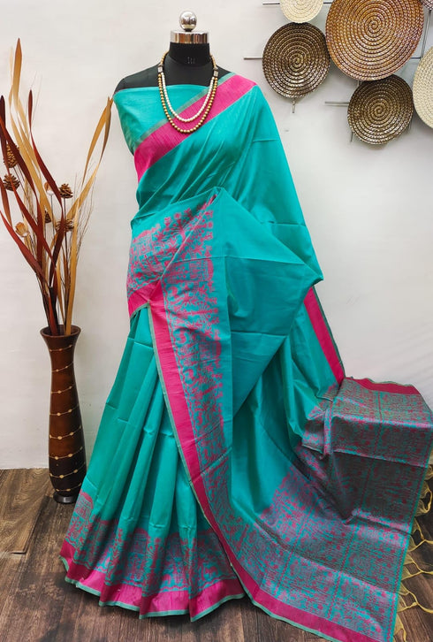 Vasthrlay Tussar Saree Design