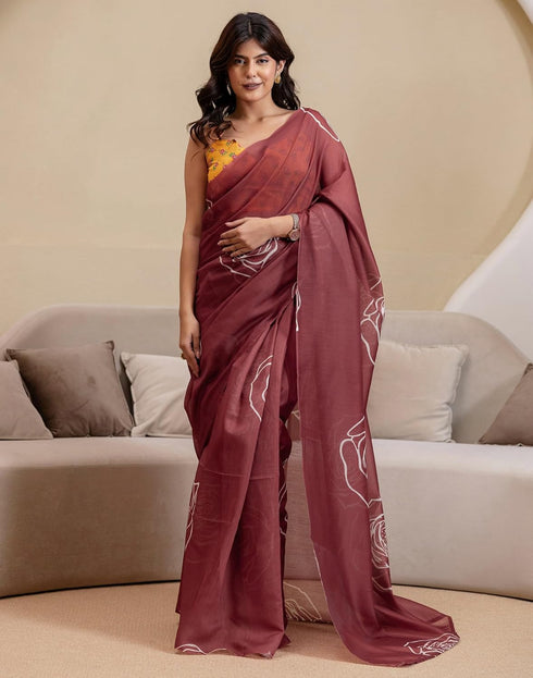 Vasthrlay Womens Cotton Printed Green Saree