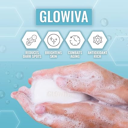 Glowiva Kojic Acid + Glutathione Soap For Skin Brightening