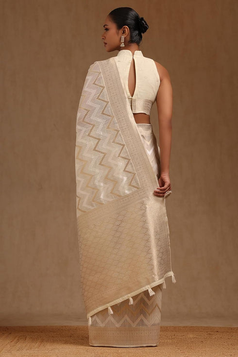 Vasthrlay Cream Linen Woven