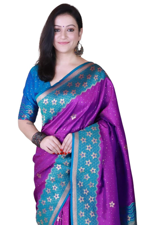 Vasthrlay Kanjivaram Unstitched Blouse Ethnic Wear