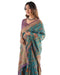 Vasthrlay Beige Blue Traditional Multicolour Saree