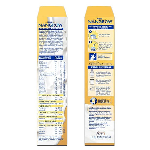 Nangrow Nutritious Milk Drink Powder 400g