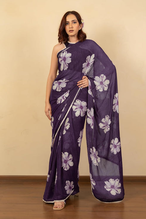 Vasthrlay Fashion Chiffon Printed Ethnic Wear
