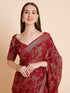 Vasthrlay Shimmer Running Purple Saree