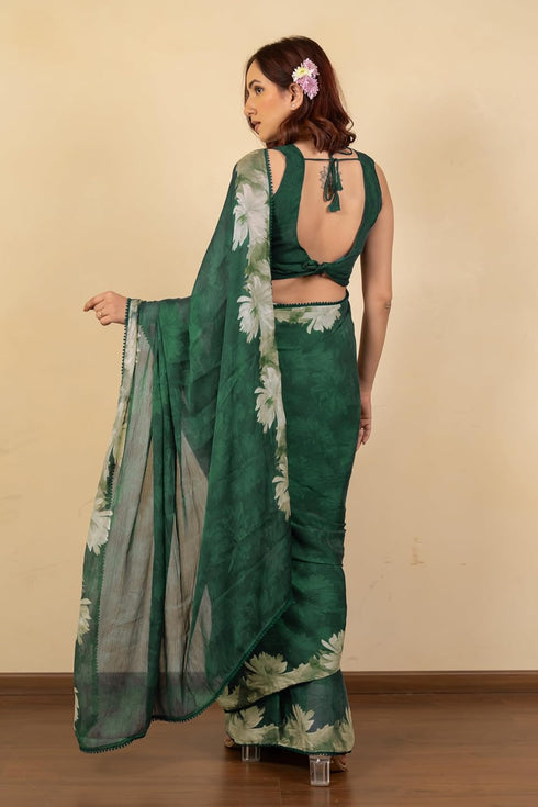 Vasthrlay Fashion Chiffon Printed Ethnic Wear