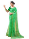Vasthrlay Chiffon Bandhani Unstitched Peach Saree