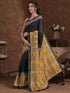 Vasthrlay Weaving Printed Unstitched Dusty Pink Saree