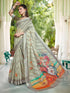 Vasthrlay Elephant Printed Unstitched Sai Ethnic Wear