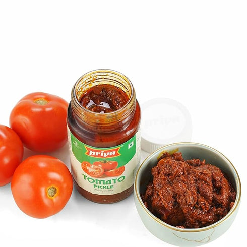 Priya Tomato Pickle with Garlic Authentic Telugu Style Tamatar Achar