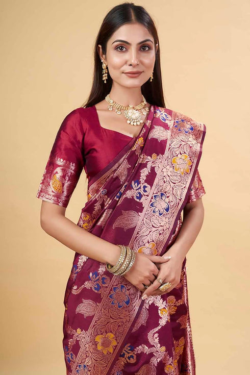 Vsathrlay Kanjivaram Banarasi Festival Wedding Ethnic Wear