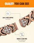 Jecanori Women's Pure Copper Bracelet Ultra Strength Magnetic 8.07" Long